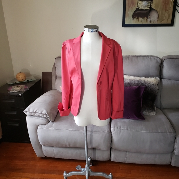 Gap: Salmon Color Blazer - Picture 2 of 9